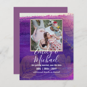 BUDGET PHOTO Wedding SAVE THE DATES Boho Abstract
