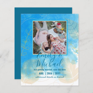 BUDGET PHOTO Wedding SAVE THE DATES Boho Abstract