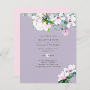 BUDGET Pink Magnolias Eucalyptus Lavender Wedding