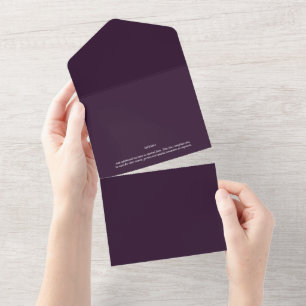BUDGET PLUM PURPLE Monochrome Template