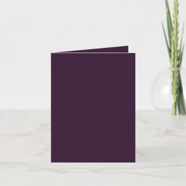 BUDGET PLUM PURPLE Monochrome Template (Front)