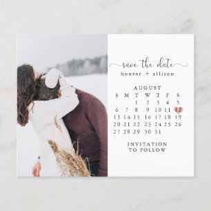 Budget Post Card   Calendar Save the Date