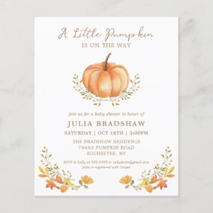 Budget Pumpkin Fall   Gender Neutral Baby Shower