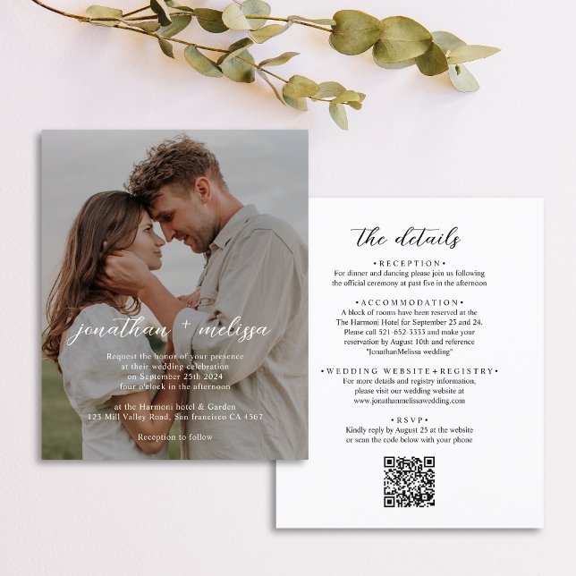 BUDGET QR Code All in One Elegant Stylish Wedding (Creator Uploaded)
