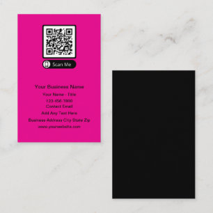 Budget QR Code Business Cards