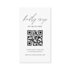 Budget QR Code Minimalist RSVP Wedding Website