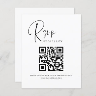 Budget QR Code RSVP Wedding Website