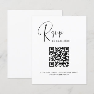 Budget QR Code RSVP Wedding Website
