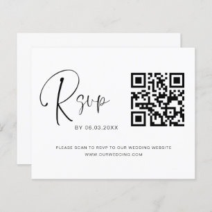 Budget QR Code RSVP Wedding Website