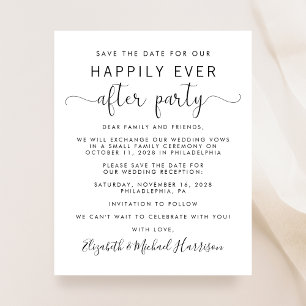 Budget QR Code Wedding Reception Save the Date