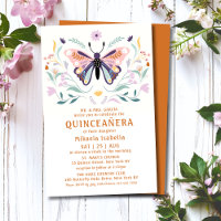 Budget Quinceañera Pink Purple Butterfly Floral
