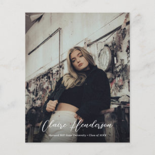 Budget Red Classy Photo Collage Graduation