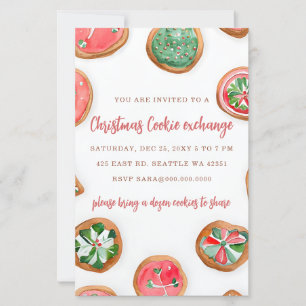 Budget Red Green Cookie Exchange Christmas Party