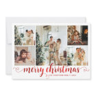 BUDGET Red Merry Christmas Heart Script 5 Photo
