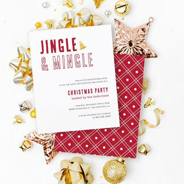 Budget Red & White Jingle & Mingle Christmas Party (Creator Uploaded)
