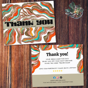 Budget Retro Typography Support Small Business