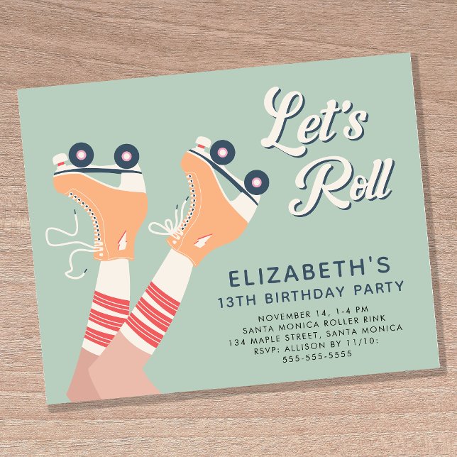 Budget Roller Skating Girls Birthday Party (Creator Uploaded)