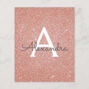 Budget Rose Gold Blush Pink Glitter Sweet 16