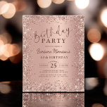 Budget Rose Gold Glitter 60th Birthday Invitation Flyer<br><div class="desc">Celebrate a fabulous 60 years with the Budget Rose Gold Glitter 60th Birthday Invitation! This affordable yet stunning design features sparkling rose gold glitter, bringing elegance to your celebration without breaking the bank. Perfect for those looking to mark their 60th milestone in style while staying budget-conscious, this invitation adds a...</div>