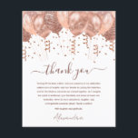 Budget Rose Gold Pink Balloons 18th Birthday Party<br><div class="desc">Get ready to unleash some laughter and gratitude with our Eighteenth Birthday Party Blush Pink and Rose Gold Balloons and Confetti Thank You Cards. These cards are the perfect blend of sophistication and humour, ensuring your thank yous are as memorable as your milestone celebration. The blush pink and rose gold...</div>