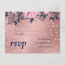 BUDGET Rosegold Blue Pink WEDDING Girly Glam