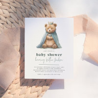 Budget Royal Teddy Bear Prince Boy Baby Shower