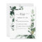 Budget RSVP Botanical Greenery Foliage Wedding