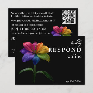 🌈 Budget RSVP online Technicolor Love Card