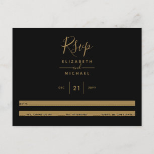 BUDGET RSVP  POSTCARD