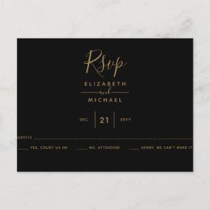 BUDGET RSVP  POSTCARD