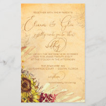 Budget Rustic Bohemian Sunflower Wedding