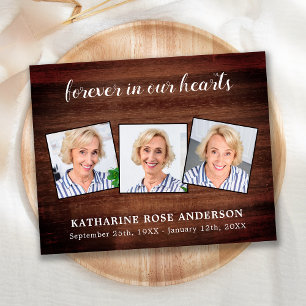 Budget Rustic Funeral Thank You Sympathy 3 Photo