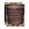 Budget Rustic Lights Jars Lace Wedding Invitation