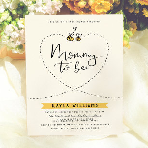 Budget Rustic Mommy To Bee Baby Shower