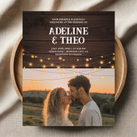 Budget Rustic Photo Wedding