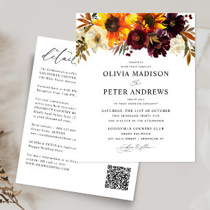 Budget Rustic Sunflower Burgundy Floral Wedding