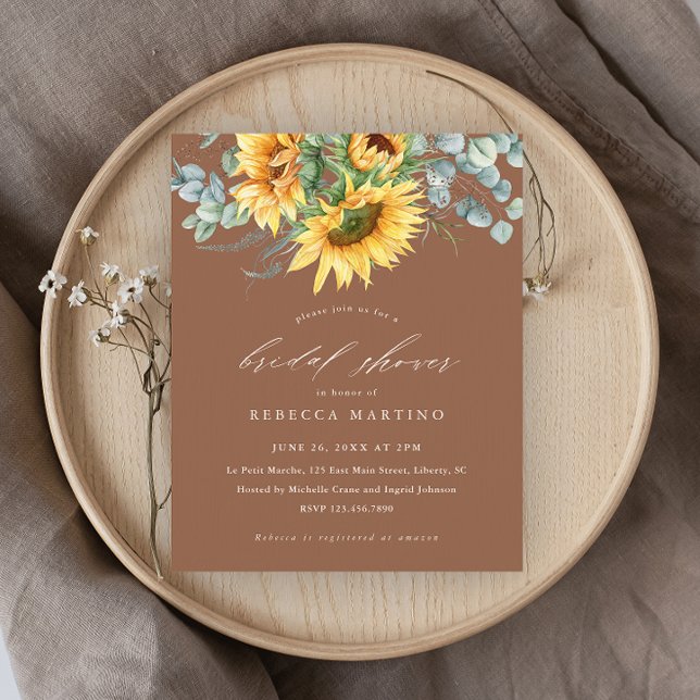 Budget Rustic Sunflower Terracotta Bridal Shower (Creator Uploaded)