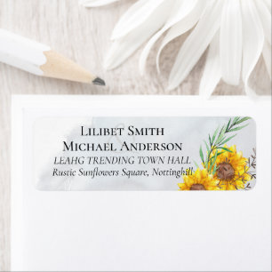 Budget Rustic Sunflowers Olive Green Wedding