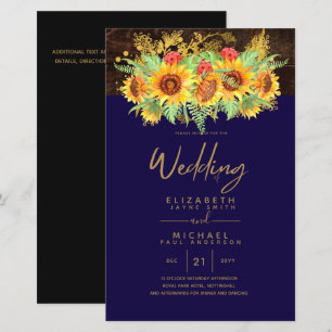 Budget Rustic Sunflowers Summer Floral Wedding