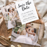 Budget Save the Date Elegant Minimalist Photo Flyer<br><div class="desc">Budget Modern and Elegant Minimalist Photo Save the Date Wedding Postcard. The save the date invitation card includes modern hand lettered script typography with a chic and simple design that you can add your customised engagement photograph picture to.</div>