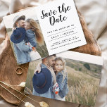Budget Save the Date Elegant Minimalist Photo  Flyer<br><div class="desc">Budget Modern and Elegant Minimalist Photo Save the Date Wedding Postcard. The save the date invitation card includes modern hand lettered script typography with a chic and simple design that you can add your customized engagement photograph picture to.</div>
