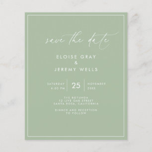 Budget Save the Date Flyer