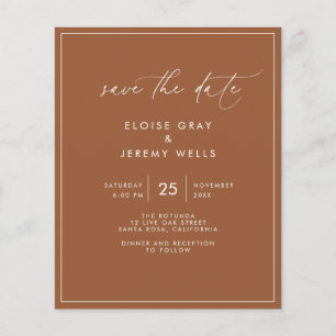 Budget Save the Date Flyer
