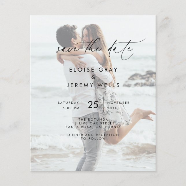 Budget Save the Date Flyer (Front)