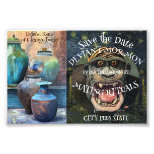 Budget Save the Date Party Invitation 2045 HG Photo Print