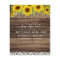 Budget Save the Date Sunflower Rustic Invitation