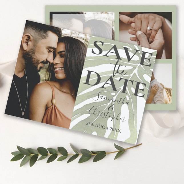 Budget | Save the Date Tropical Foliage Wedding (Creator Uploaded)