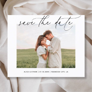 Budget Script 2 Photo Wedding Save The Date