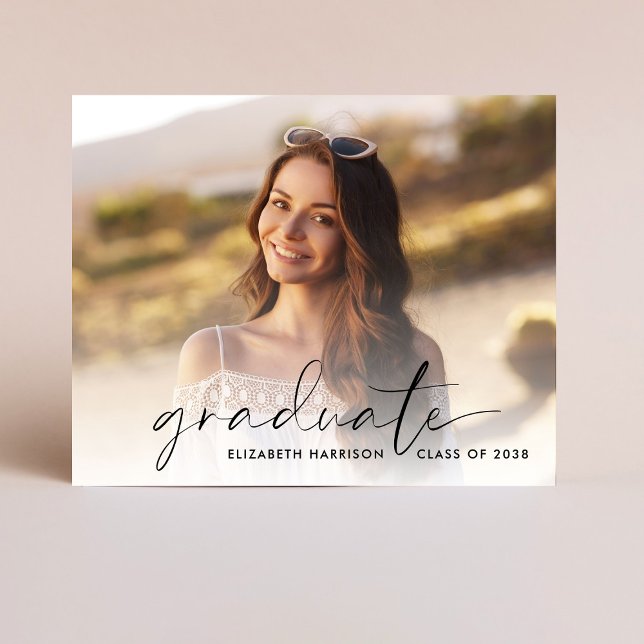 Budget Script Photo Graduation Announcement (Creator Uploaded)