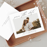 Budget Script Photo Save the Date<br><div class="desc">An elegant script photo save the date with horizontal photo and minimal text. Click edit to customise this design.</div>